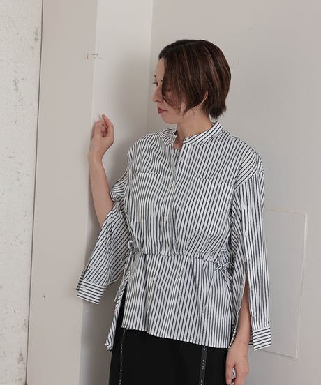 【R2403-ESB700】No collar ensemble blouse (1740796)