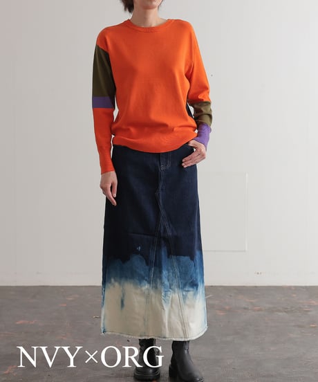 【R2403-BPO733】Bicolor knit (1740837)