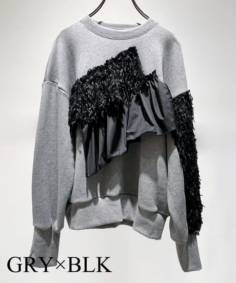 【R2403-FFS729】Sweat with frills (1740842)