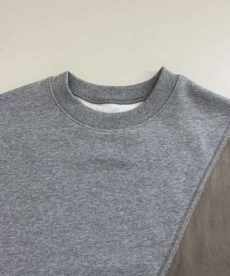【R2503-BSW869】Contrast panel sweatshirt（1740971）