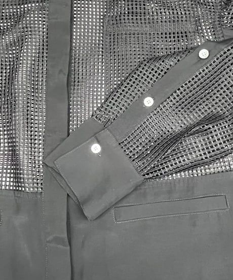 【R2501-MBL776】Mesh shirt (1740901)