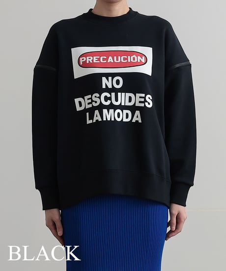【R2403-ZSW691】Shoulder zip sweat (1740812)