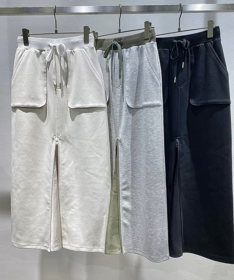 【R2501-BFS852】Ribbed skirt (1740941)
