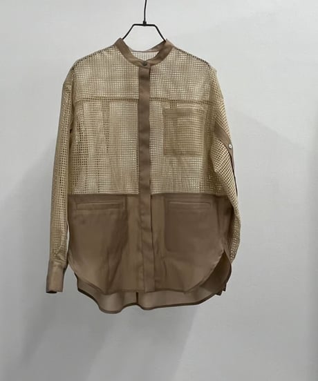 【R2501-MBL776】Mesh shirt (1740901)