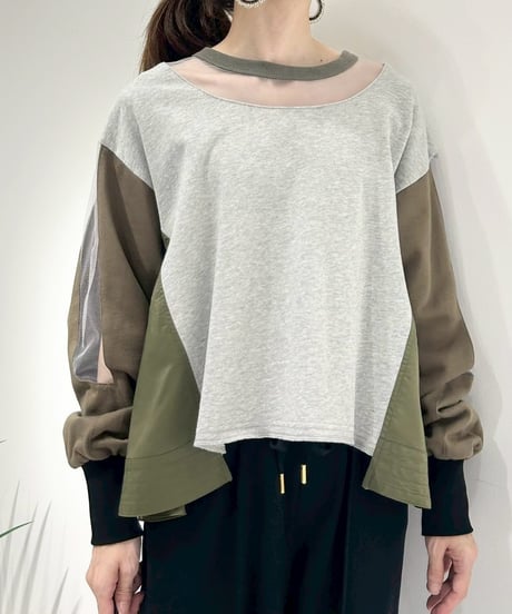 【R2503-BPP841】Back pleated pullover（1740964）