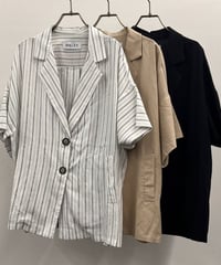 【R2401-BJK657】Linen jacket (1740777)