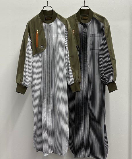 【R2501-MOP749】Front zip shirt (1740875)