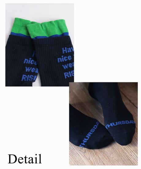 【R2403-LSC710】Socks THURSDAY(1740856)
