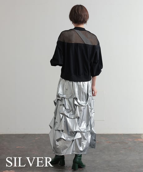 【R2403-MTS669】Metallic skirt (1740810)