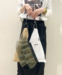 【R2601-TMM46】Triangle mesh bag with frills（1741036）