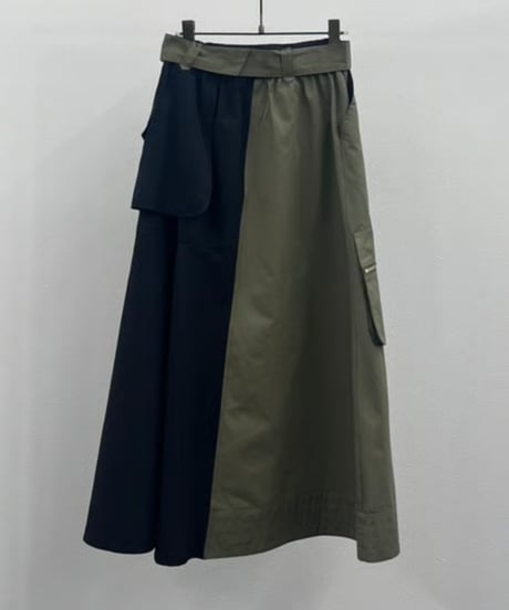 【R2601-LSK923】 Asymmetric military skirt (1741030)