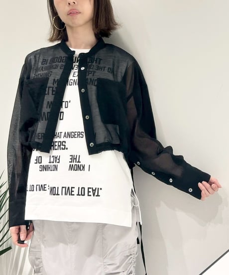 【R2601-SBL1027】 Short blouse (1741096）