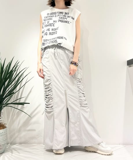 【R2601-ZSS966】 Zip shearing skirt（1741079）