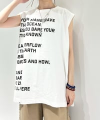 【R2501-LTP817】Logo tank top（1740935）