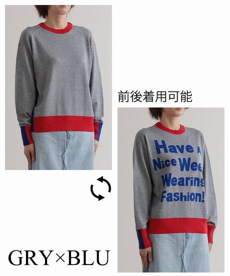 【R2403-BLN726】Intarsia knit (1740834)