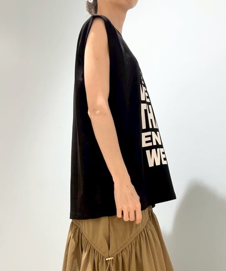 【R2601-RTT1070】  Logo tank top（1741155）