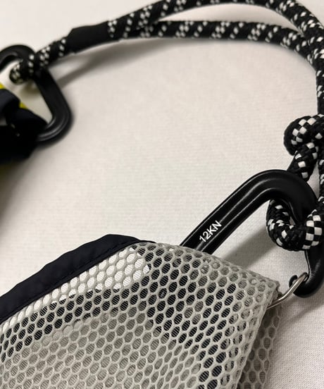 【R2501-TMF31】Triangle mesh bag with frills　(1740888)
