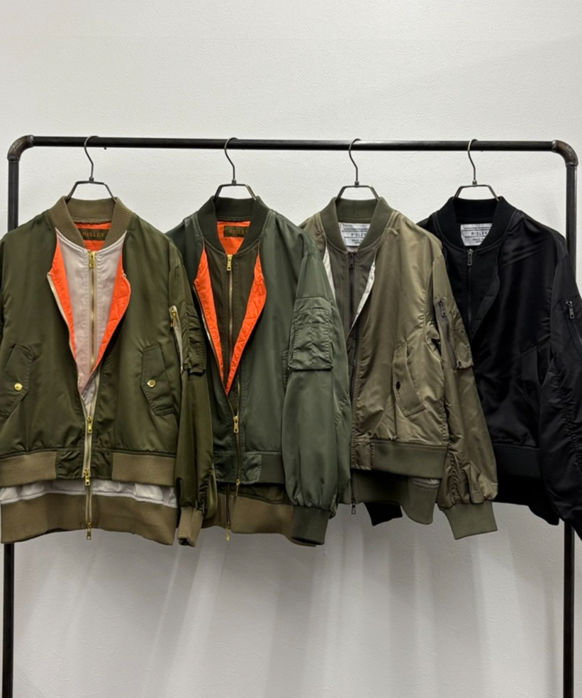 yu-a-yu RISLEY 　リズレー【R2403-DMA679】 R2403-DMA679】Shoulder MA-1 (1740797) | RISLEY