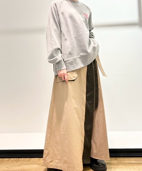 【R2501-LSW800】Back logo sweatshirt (1740914)