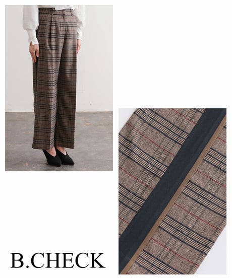 【R2403-SPT750】Check pants (1740866)