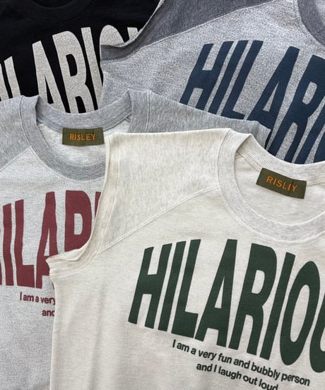 【R2501-LSW851】Logo sweat tank top (1740952）