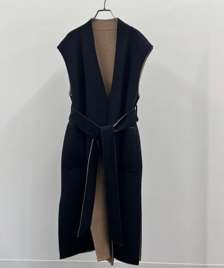 【R2503-RLV833】 Reversible wool gilet（1680047）