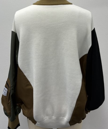 【R2503-DNT876】 Docking Pocket Sleeve Knit（1741007）