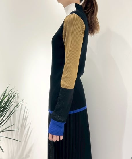 【R2503-BHN874】 Bicolor 2way knit（1741005）