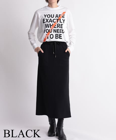 【R2403-BFS715】Back punching skirt with frills (1740840)