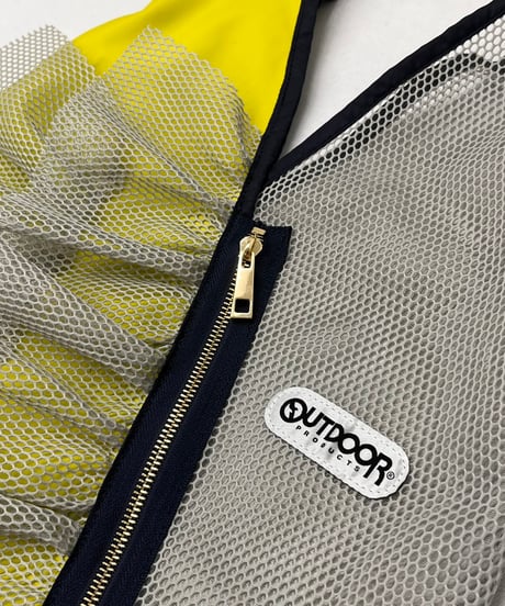 【R2501-TMF31】Triangle mesh bag with frills　(1740888)