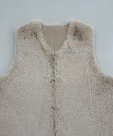 【R2503-RFV837】Faux rabbit fur vest（1680050）