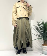 【R2501-ETC755】Short trench ensemble coat (1740873)