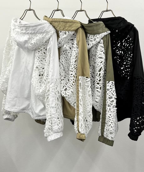 【R2401-RBZ611】Lace blouson (1740744)