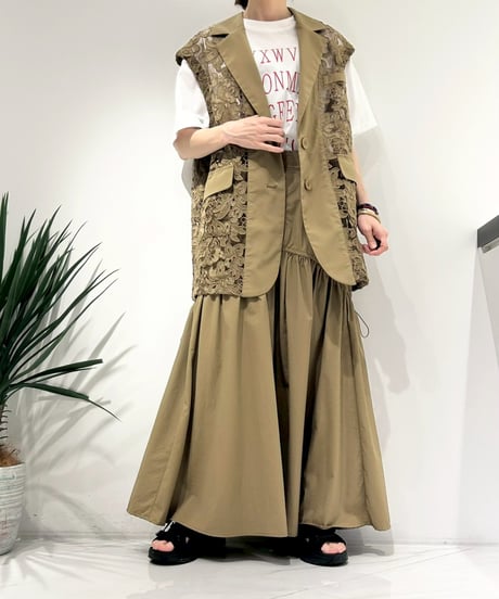 【R2601-RJK1051】 Lace gilet（1741116）