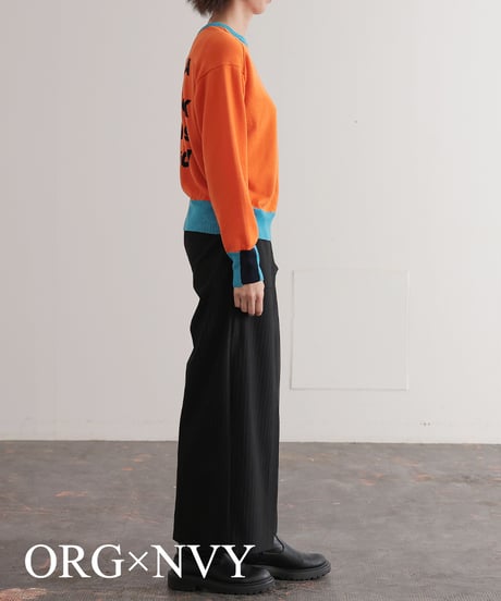 【R2403-BLN726】Intarsia knit (1740834)