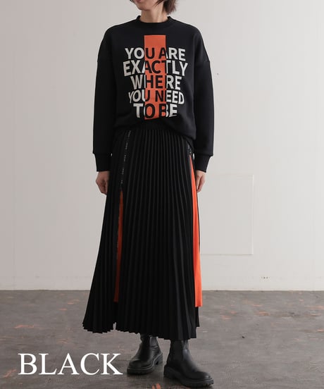 【R2403-MLS734】Logo sweat (1740843)