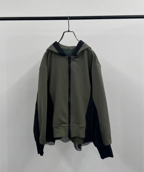 【R2601-BMP916】 Back mesh hoodie（1741022）
