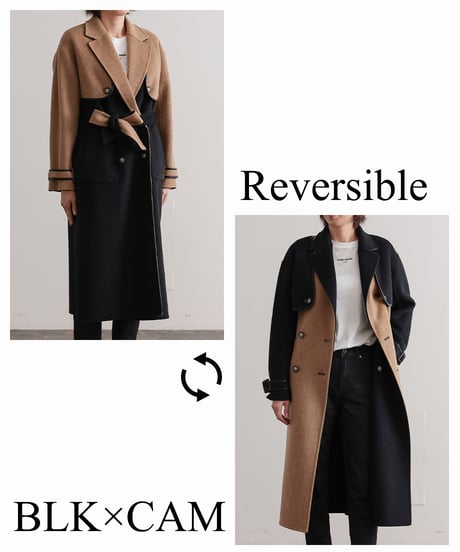【R2403-REC684】Reversible ensemble coat (1680039)