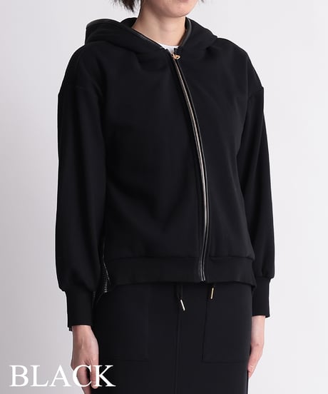 【R2403-BFP714】Back punching hoodie with frills (1740839)