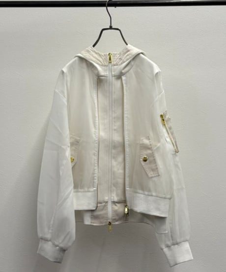 【R2501-MPK778】Shoulder MA-1 hoodie (1740899)