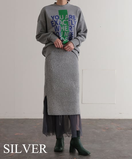 【R2403-NES723】Ensemble knit skirt (1740838)