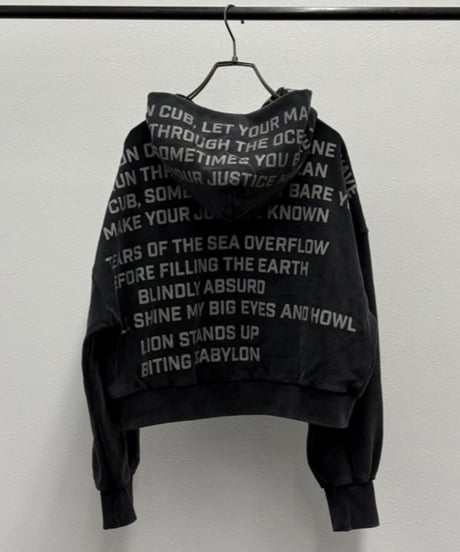 【R2503-BLP859】Back logo hoodie（1740965）