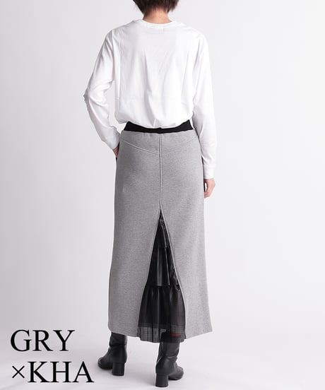 【R2403-BFS715】Back punching skirt with frills (1740840)