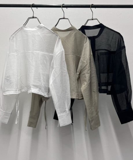 【R2601-SBL1027】 Short blouse (1741096）