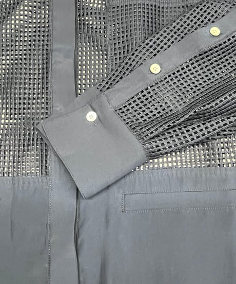 【R2501-MBL776】Mesh shirt (1740901)