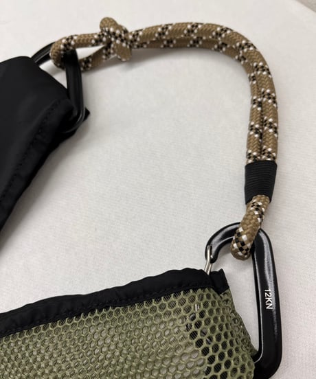 【R2501-TMF31】Triangle mesh bag with frills　(1740888)