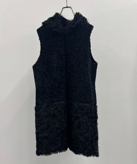 【R2503-RMF870】　Reversible mixed fur hoodie（1680054）