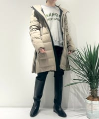 【R2403-LDJ682】 Long seamless down jacket (1680037）