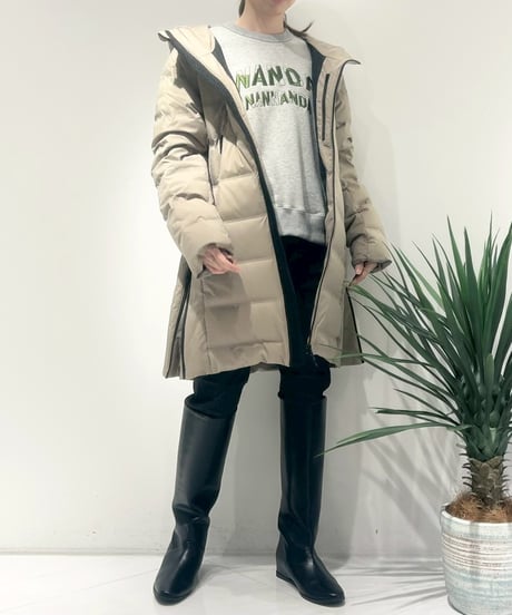 【R2403-LDJ682】 Long seamless down jacket (1680037）