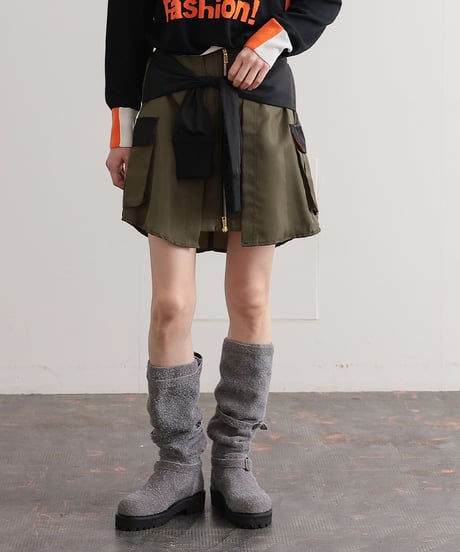 【R2403-MMS731】Cargo mini skirt (1740849)